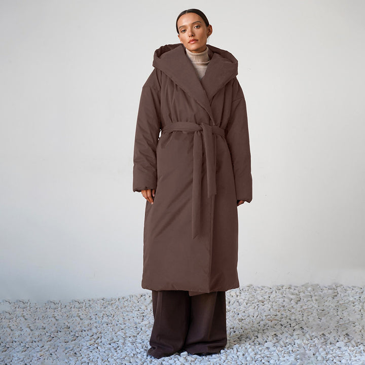 Damstor oversize dunjacka med huva Mirla-Eva Jonsson