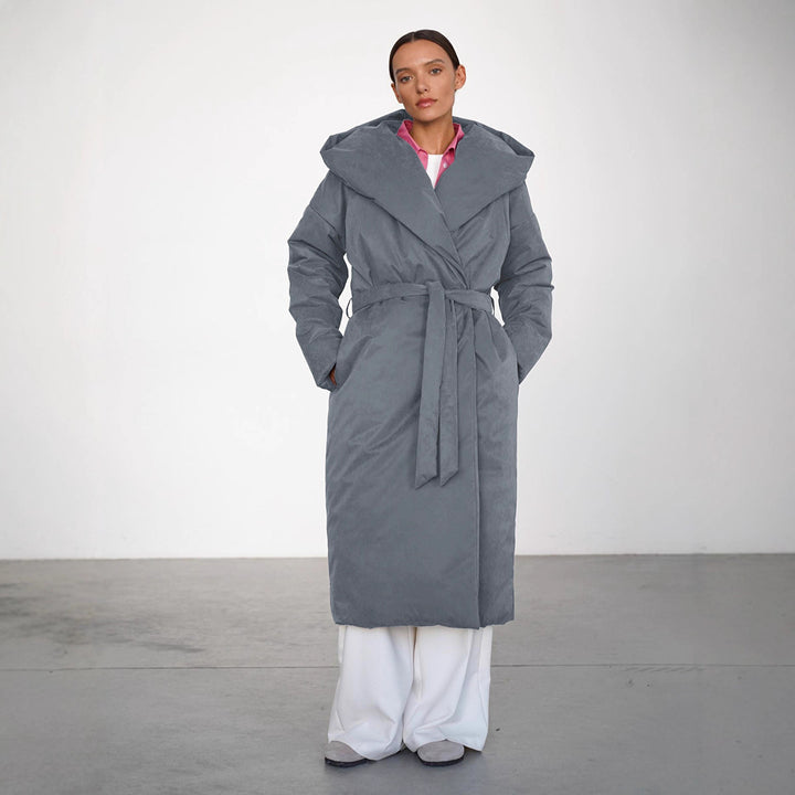 Damstor oversize dunjacka med huva Mirla-Eva Jonsson