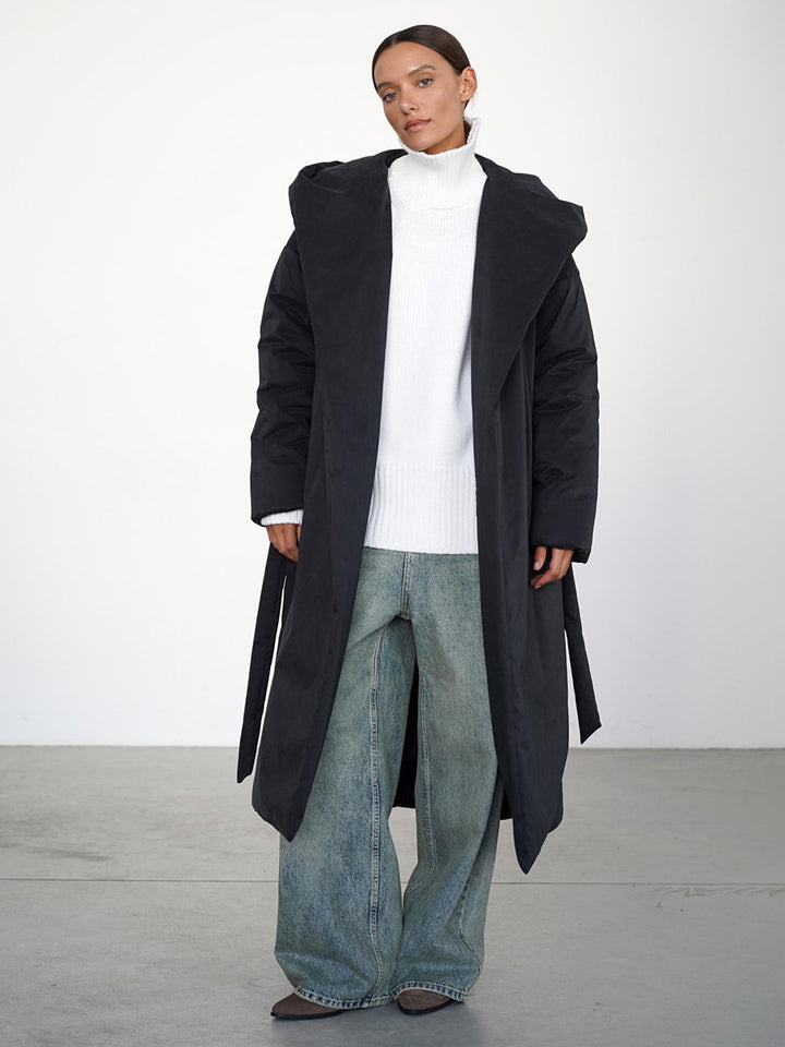 Damstor oversize dunjacka med huva Mirla-Eva Jonsson