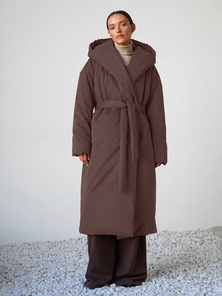 Damstor oversize dunjacka med huva Mirla-Eva Jonsson