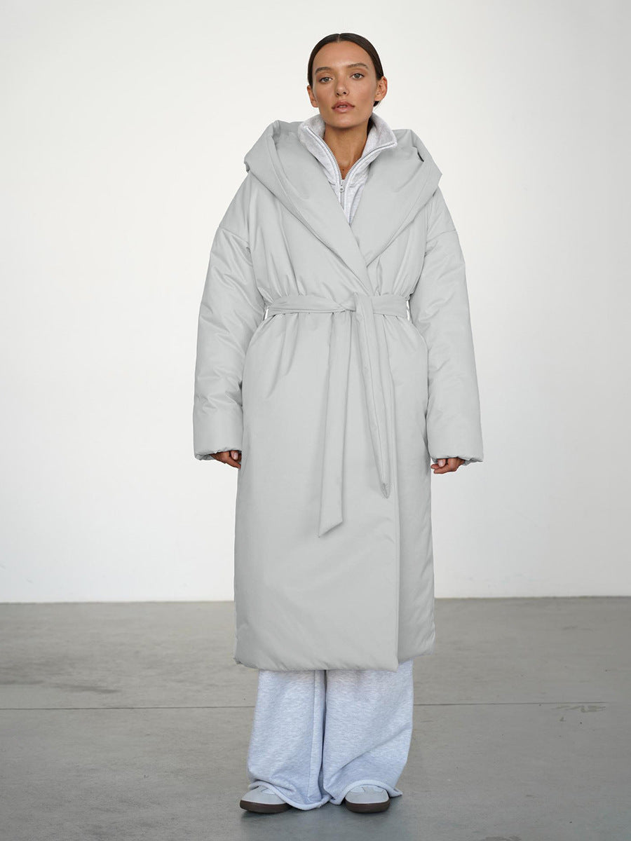 Damstor oversize dunjacka med huva Mirla-Eva Jonsson