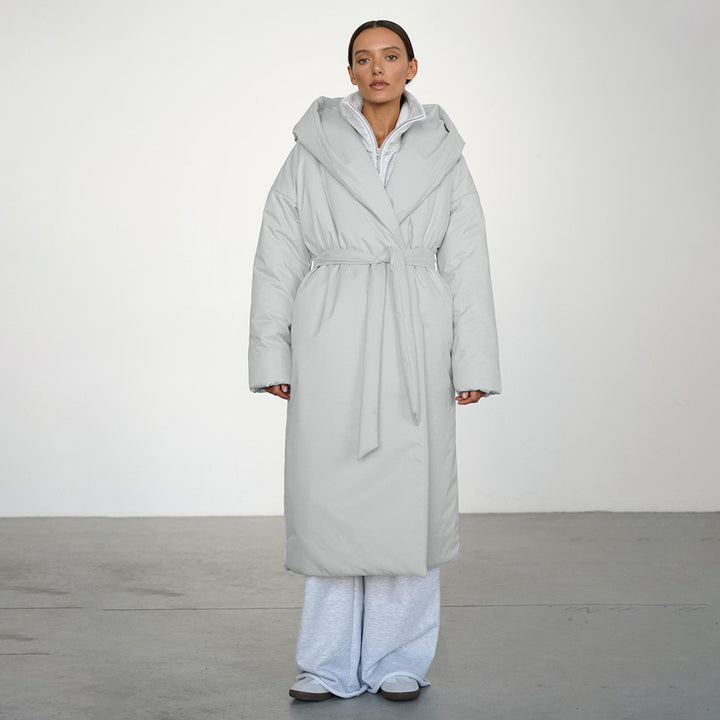 Damstor oversize dunjacka med huva Mirla-Eva Jonsson