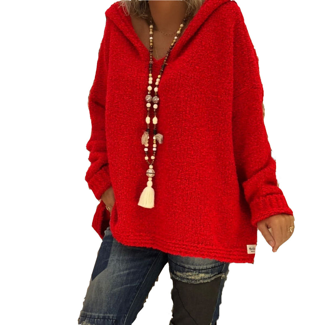 Damstorstor hoodie med mysigt material Eva Jonsson-Eva Jonsson