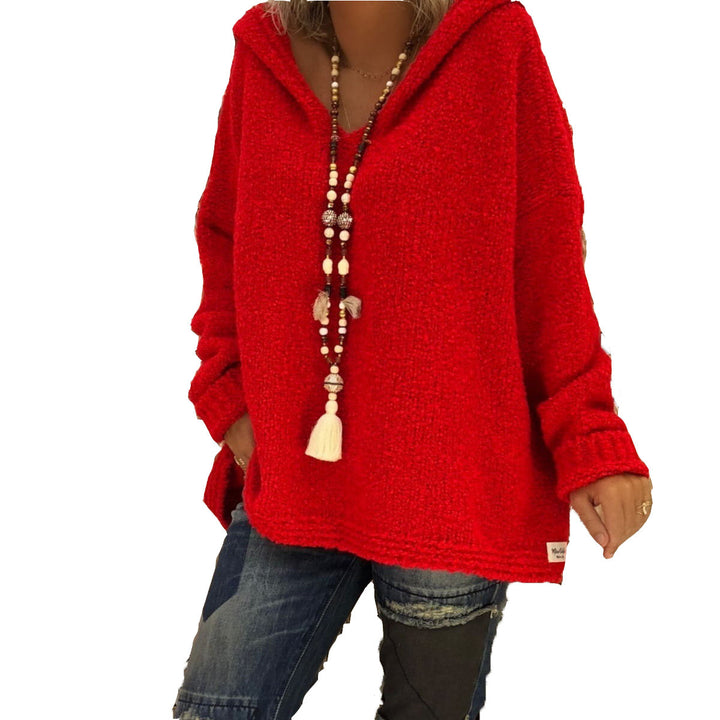 Damstorstor hoodie med mysigt material Eva Jonsson-Eva Jonsson