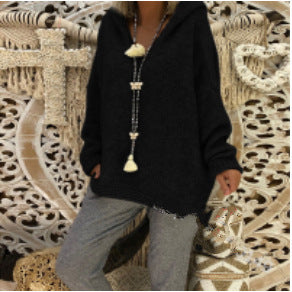 Damstorstor hoodie med mysigt material Eva Jonsson-Eva Jonsson