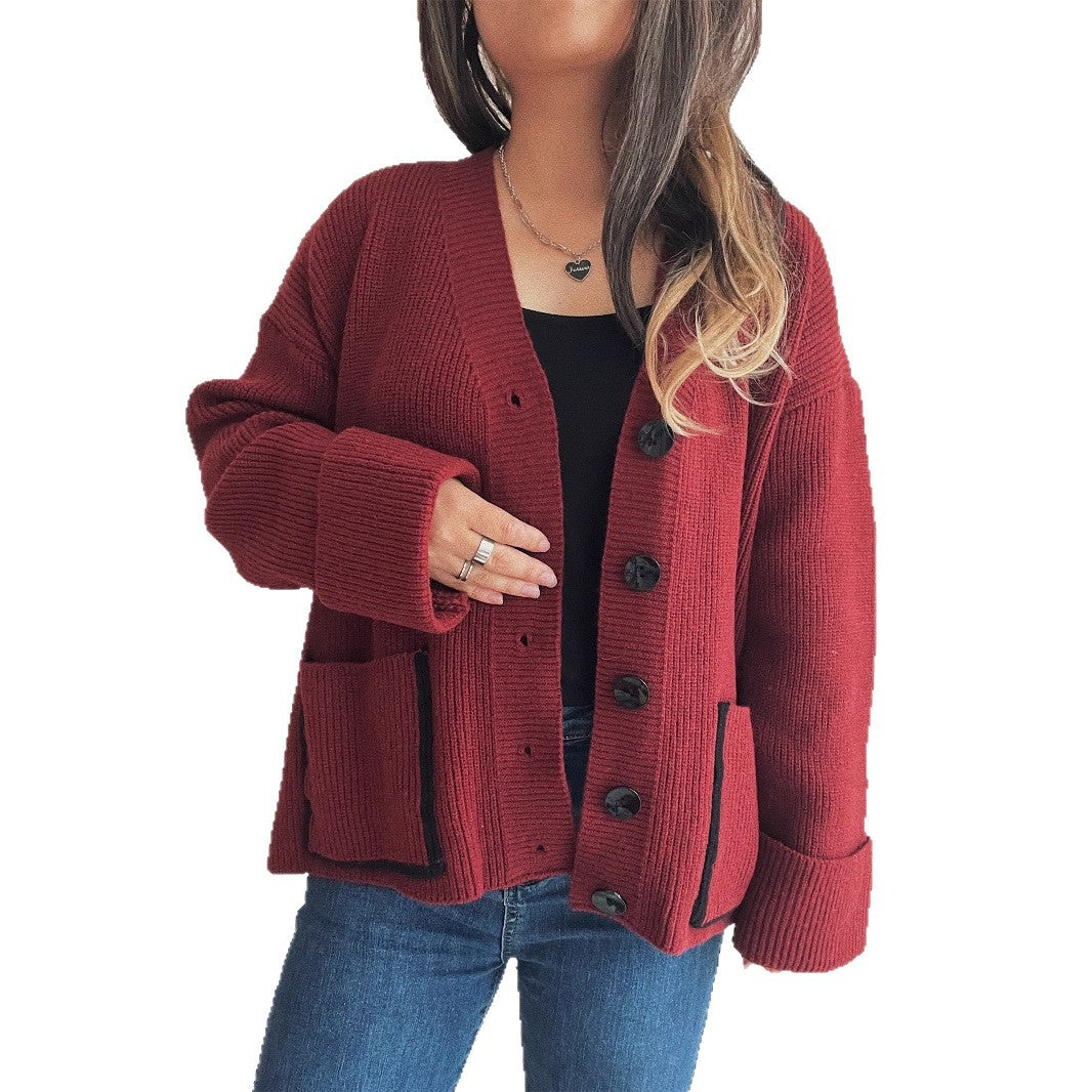 Damstrikjacka med eleganta fickor och strukturerad design Mirla-Eva Jonsson