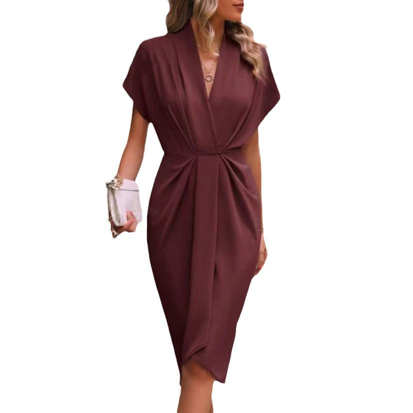 Damsurdress med elegant draperingsdesign Mirla-Eva Jonsson