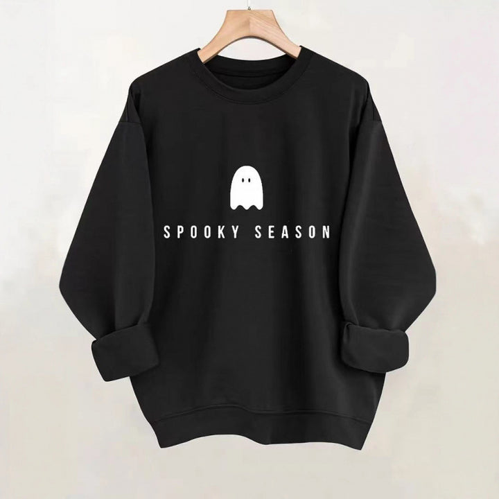 Damsvetttröja med avslappnad spöklik design och mjuk inre fleece Mirla-Eva Jonsson