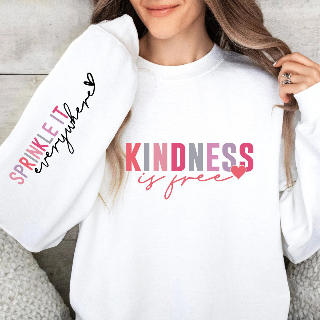 Damsweatshirt med inspirerande text och bekväm passform Mirla-Eva Jonsson