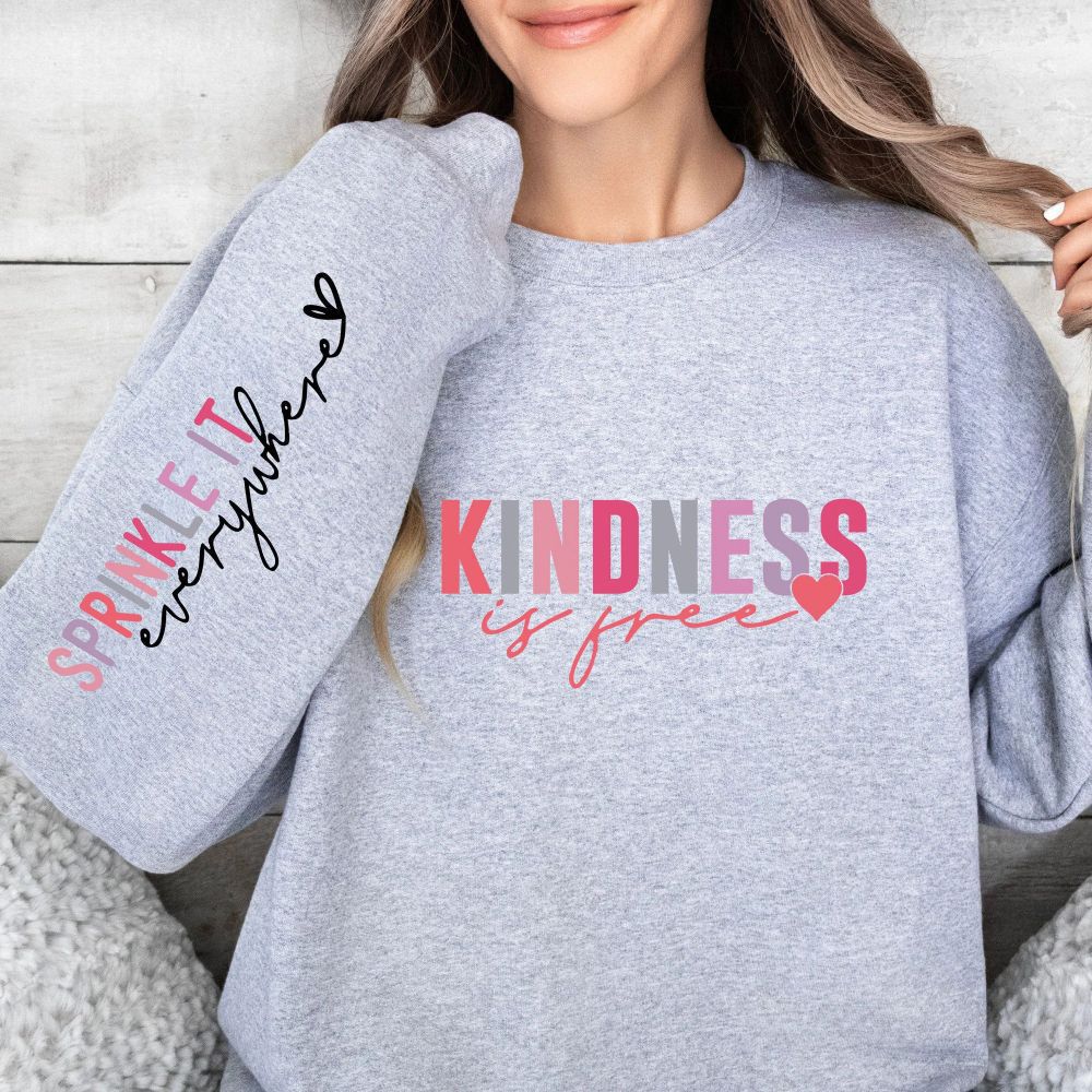 Damsweatshirt med inspirerande text och bekväm passform Mirla-Eva Jonsson
