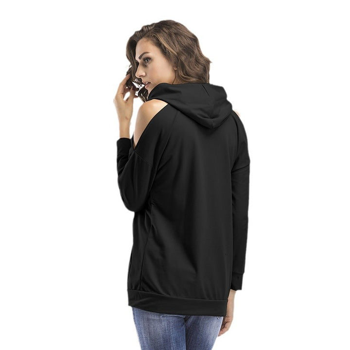 Damsweatshirt med off-shoulder-design och bekväm passform Mirla-Eva Jonsson