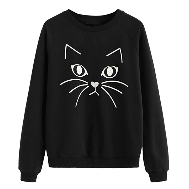 Damtröja med kattmotiv Mirla-Eva Jonsson