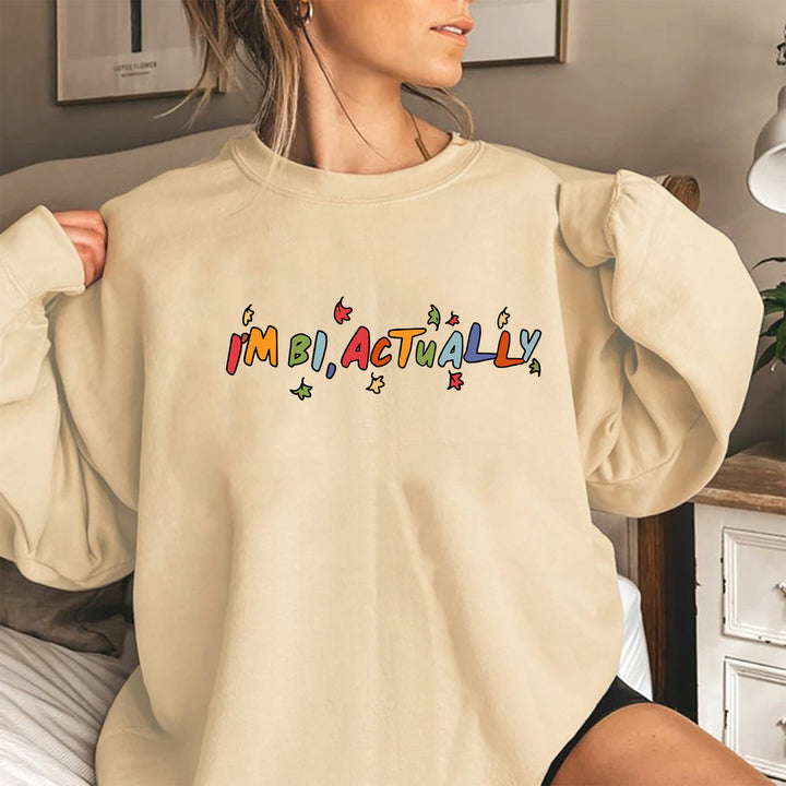 Damtröja med kreativt tryck och avslappnad passform Mirla-Eva Jonsson
