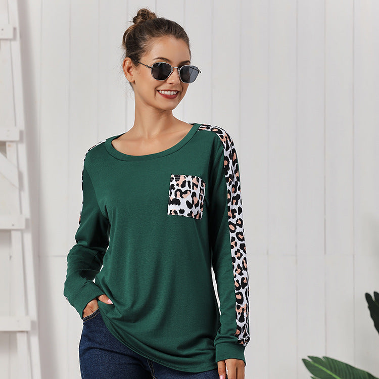 Damtröja med leopardsmönster och lös passform Mirla-Eva Jonsson