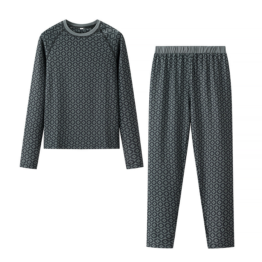 Damund pyjamas set med långa ärmar och elastisk midja Mirla-Eva Jonsson