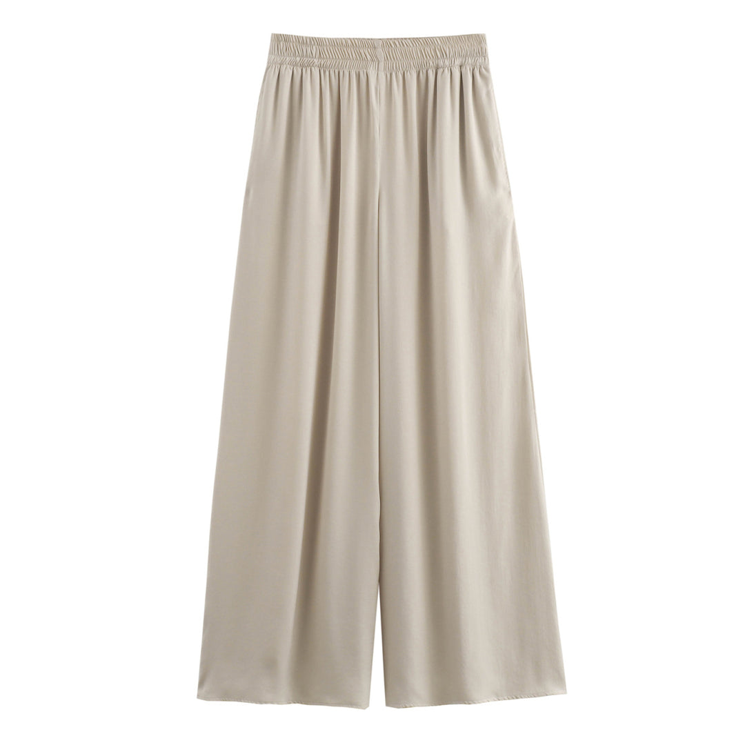 Damwide culotte med elastisk midja och flytande tyg Mirla-Eva Jonsson