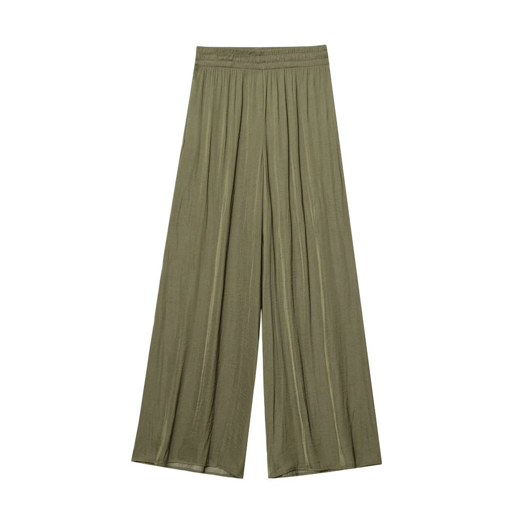 Damwide culotte med elastisk midja och flytande tyg Mirla-Eva Jonsson