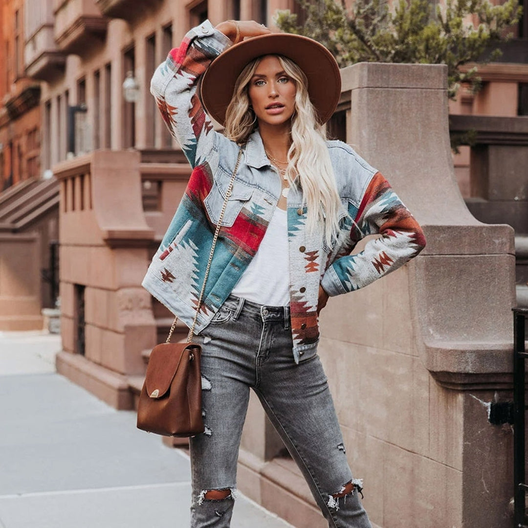 Denimjacka | Vintage | Ljusblå | Oversized Denimjacka | Damjacka-Eva Jonsson