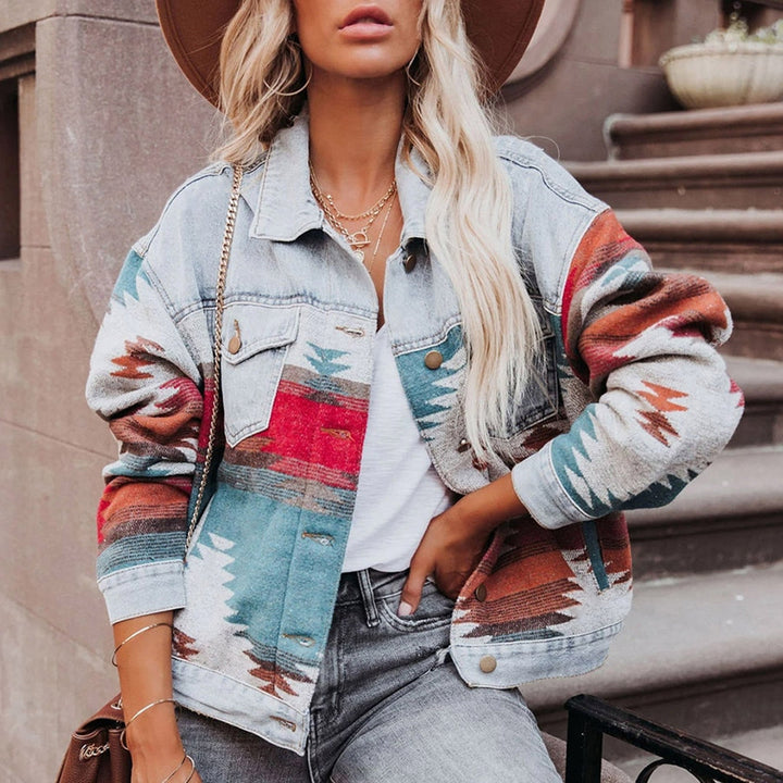 Denimjacka | Vintage | Ljusblå | Oversized Denimjacka | Damjacka-Eva Jonsson