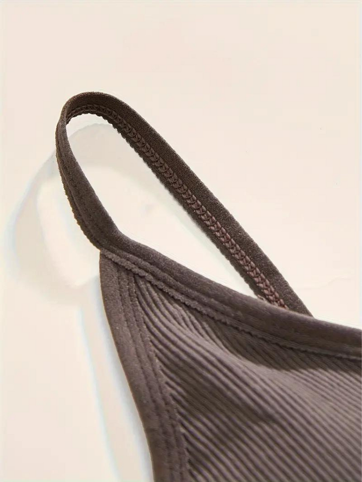 Diantha BH-set | 3st ribbad trådlös bralette-Eva Jonsson