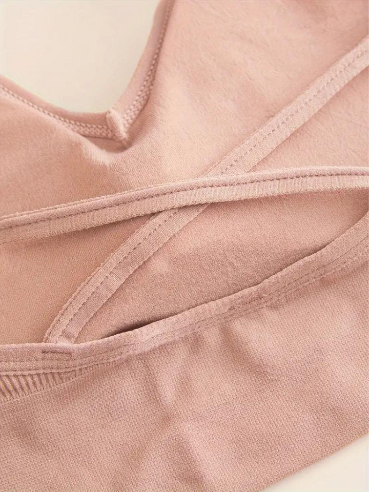 Diantha BH-set | 3st ribbad trådlös bralette-Eva Jonsson