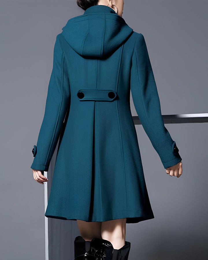 Dress Coat - Huva - Midilång - Trench Coat - Jackor för kvinnor-Eva Jonsson