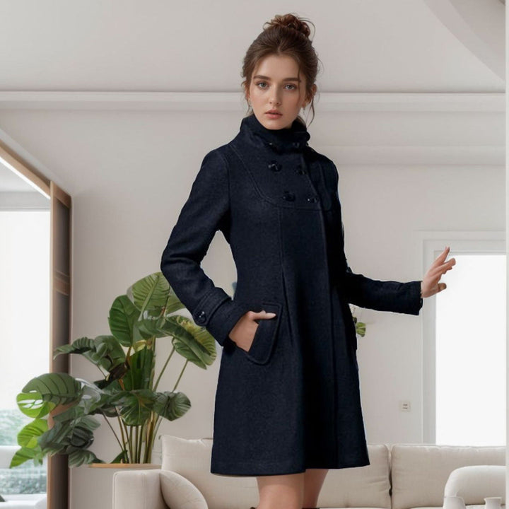 Dress Coat - Huva - Midilång - Trench Coat - Jackor för kvinnor-Eva Jonsson