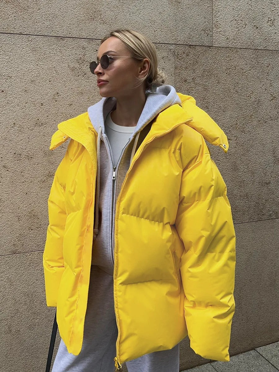 Dunjacka - Kort - Vadderad - Vinterjacka - Pufferjacka Dam-Eva Jonsson