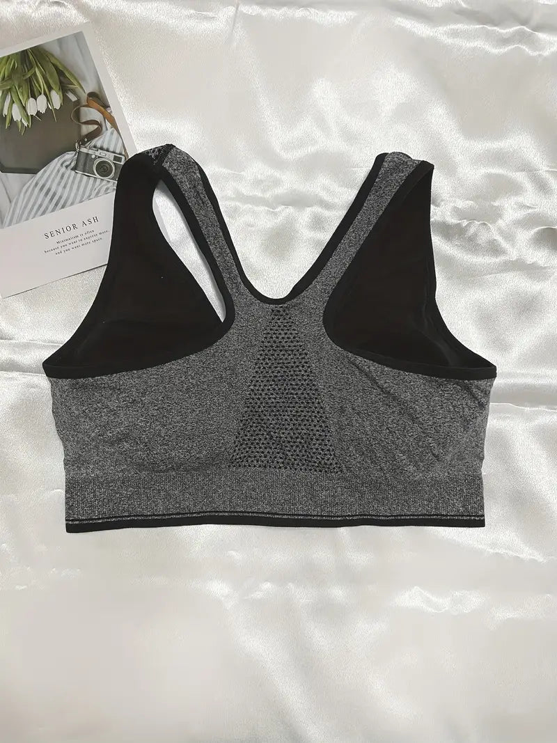 Elaina Sportbehå | Andningsaktiv och stödjande bh med dragkedja-Eva Jonsson