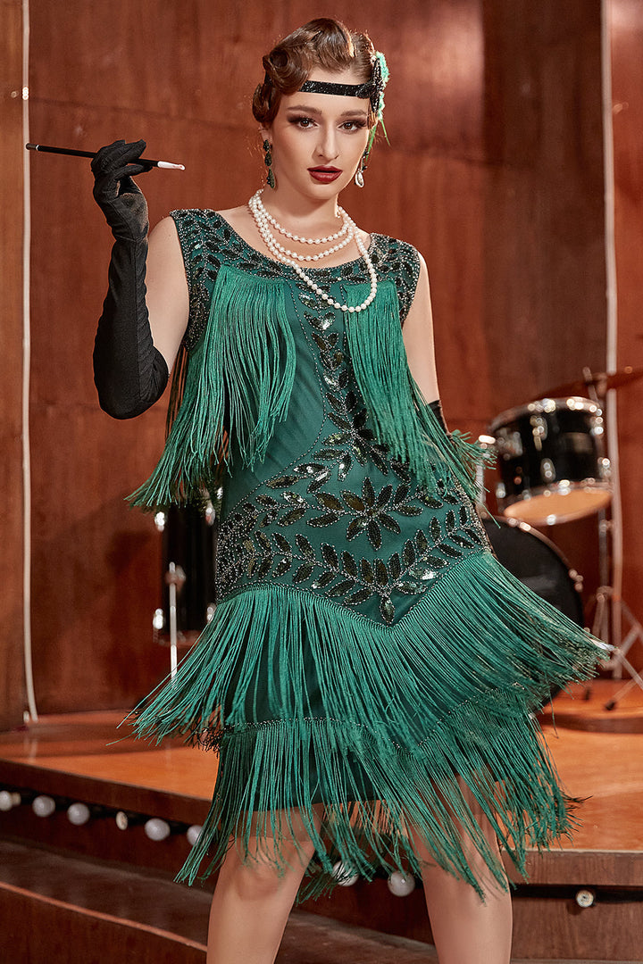 Elegant Charleston-paljettklänning med Hapsut-snitt för festliga tillfällen Mirla-Eva Jonsson