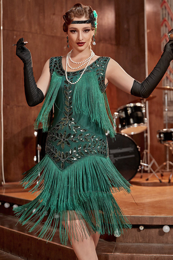 Elegant Charleston-paljettklänning med Hapsut-snitt för festliga tillfällen Mirla-Eva Jonsson