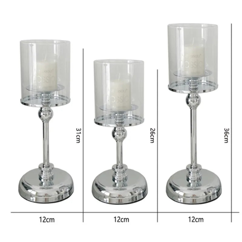 Elegant nordisk ljusstake för lyxig heminredning och restaurangornament-Eva Jonsson