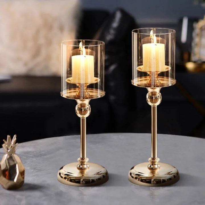 Elegant nordisk ljusstake för lyxig heminredning och restaurangornament-Eva Jonsson
