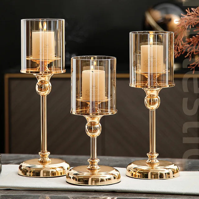 Elegant nordisk ljusstake för lyxig heminredning och restaurangornament-Eva Jonsson