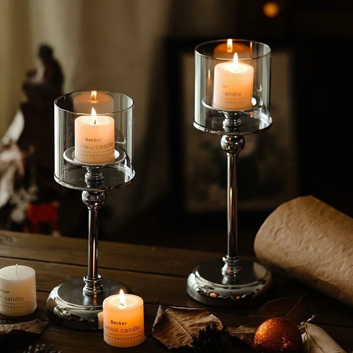 Elegant nordisk ljusstake för lyxig heminredning och restaurangornament-Eva Jonsson
