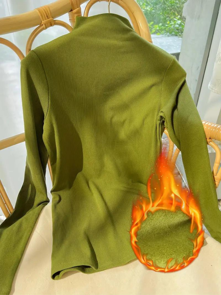 Ellinora Skjorta | Termoskjorta med turtleneck för kvinnor-Eva Jonsson
