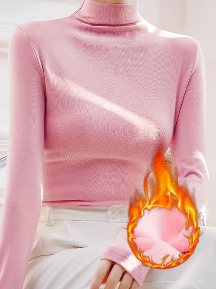 Ellinora Skjorta | Termoskjorta med turtleneck för kvinnor-Eva Jonsson