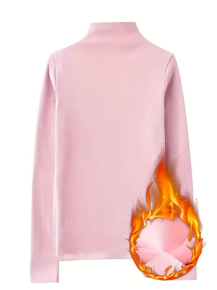 Ellinora Skjorta | Termoskjorta med turtleneck för kvinnor-Eva Jonsson