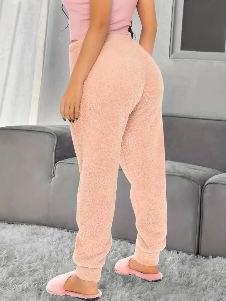Emily Lounge Byxor | Varma, luddiga pyjamasbyxor för kvinnor-Eva Jonsson