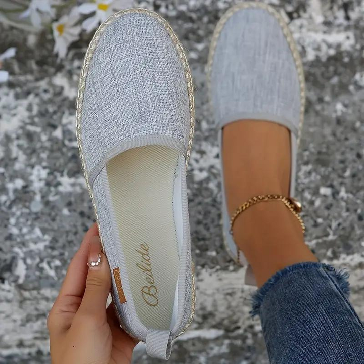 Espadriller, Platta, Lättviktsskor, Canvasskor, Skor för sommaren-Eva Jonsson