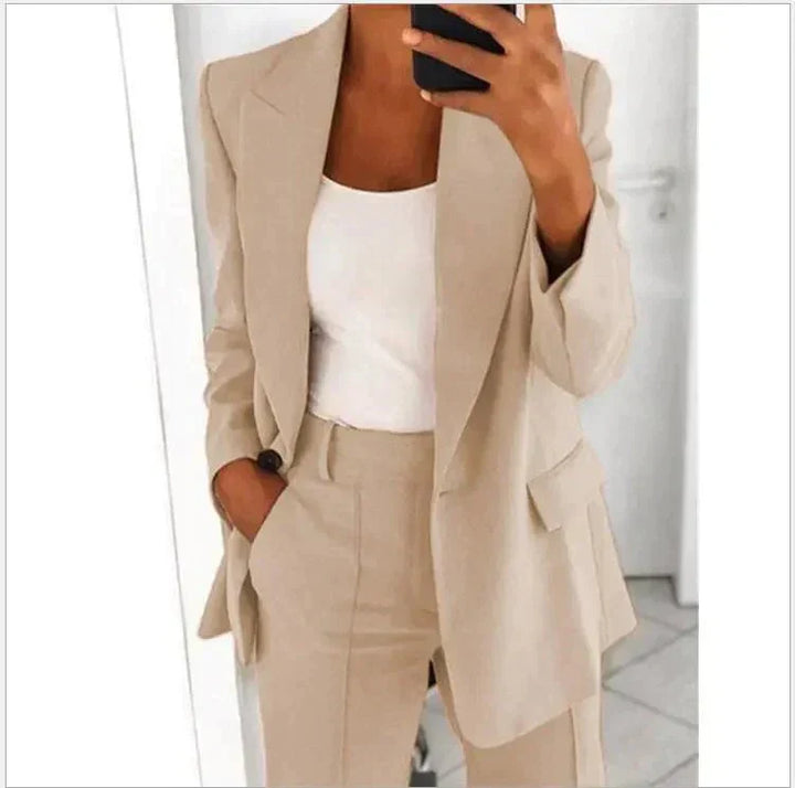 Mirla | 2 Delad Blazer Kostym för Damer-Eva Jonsson