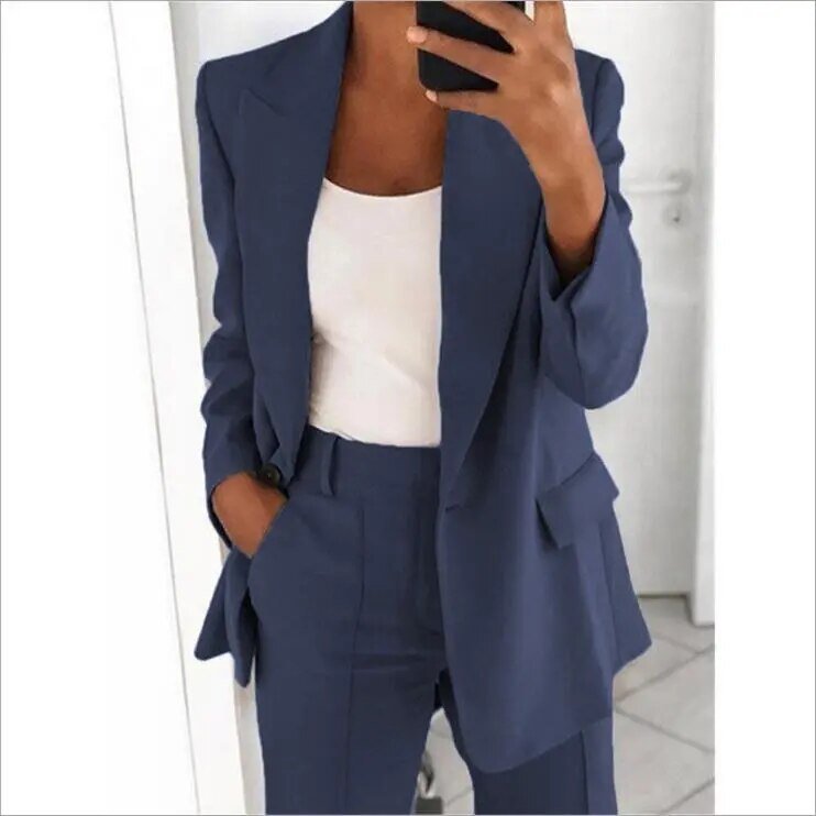 Mirla | 2 Delad Blazer Kostym för Damer-Eva Jonsson
