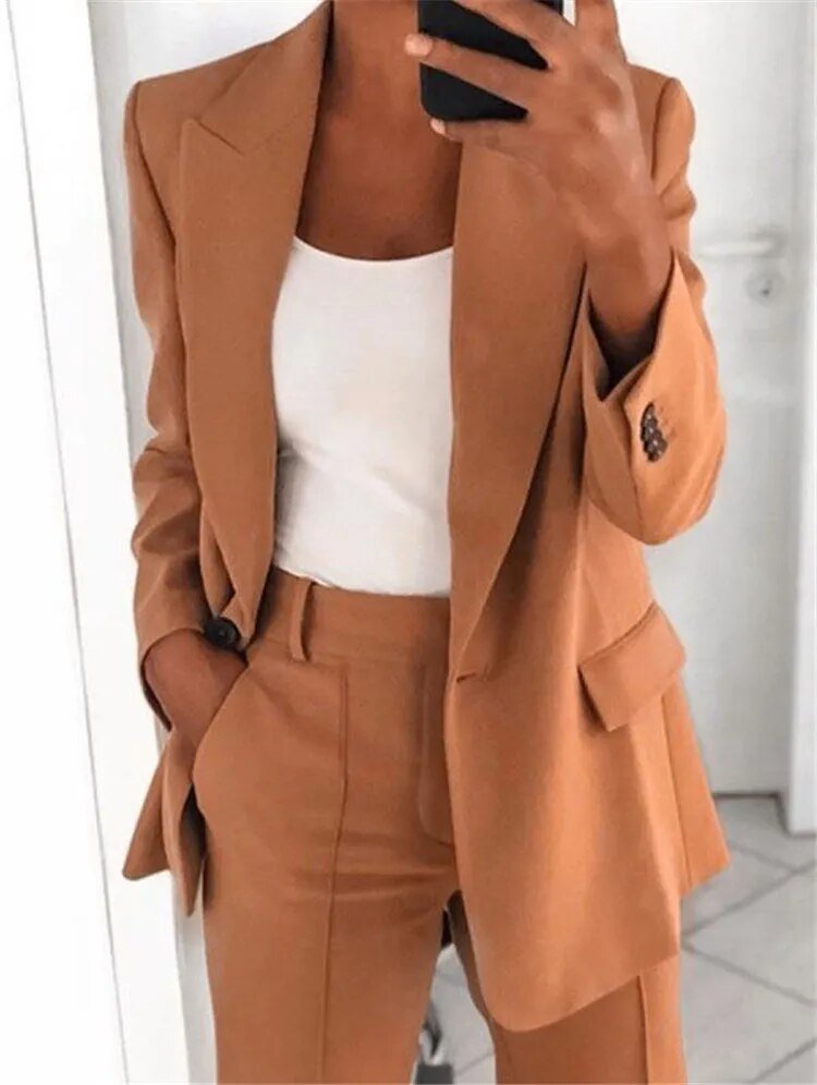 Mirla | 2 Delad Blazer Kostym för Damer-Eva Jonsson