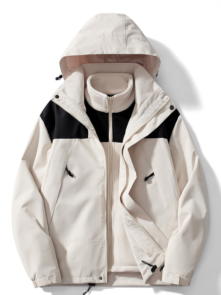 Mirla | 3-i-1 fleece-vinterjacka med huva för damer-Eva Jonsson