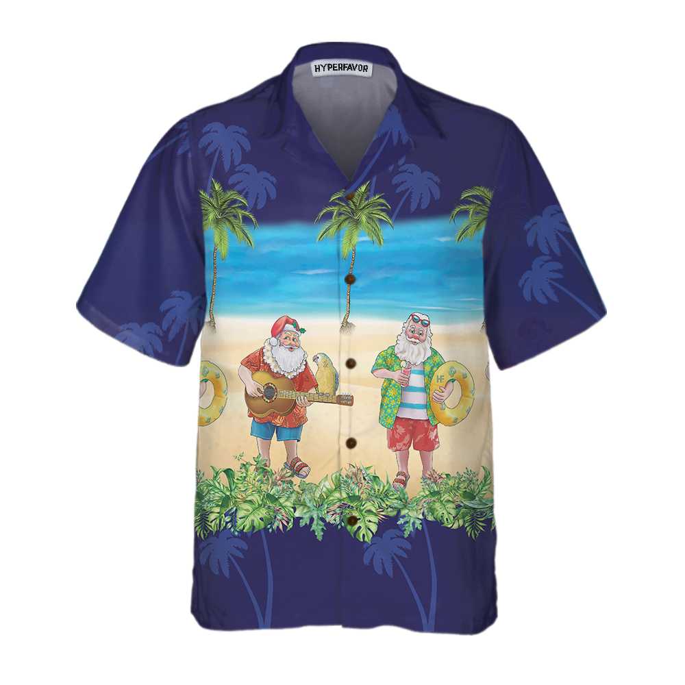 Mirla | Aloha-Skjorta Santa Hawaiian Shirt Roligt Santa Julsemester Skjorta Bästa Presenten För Julen-Eva Jonsson