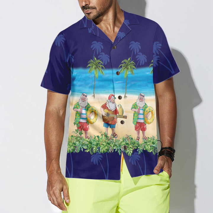 Mirla | Aloha-Skjorta Santa Hawaiian Shirt Roligt Santa Julsemester Skjorta Bästa Presenten För Julen-Eva Jonsson