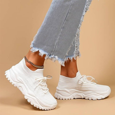 Mirla | Andningsaktiva dam sneakers med extra fotstöd-Eva Jonsson