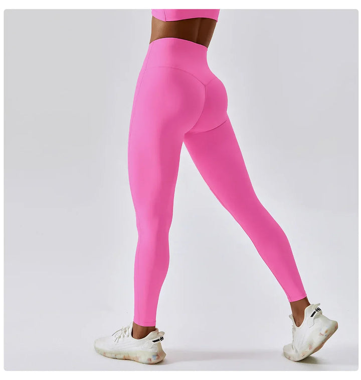 Mirla | Andningsbara Push-Up Yoga Leggings med Peach Lift-Eva Jonsson
