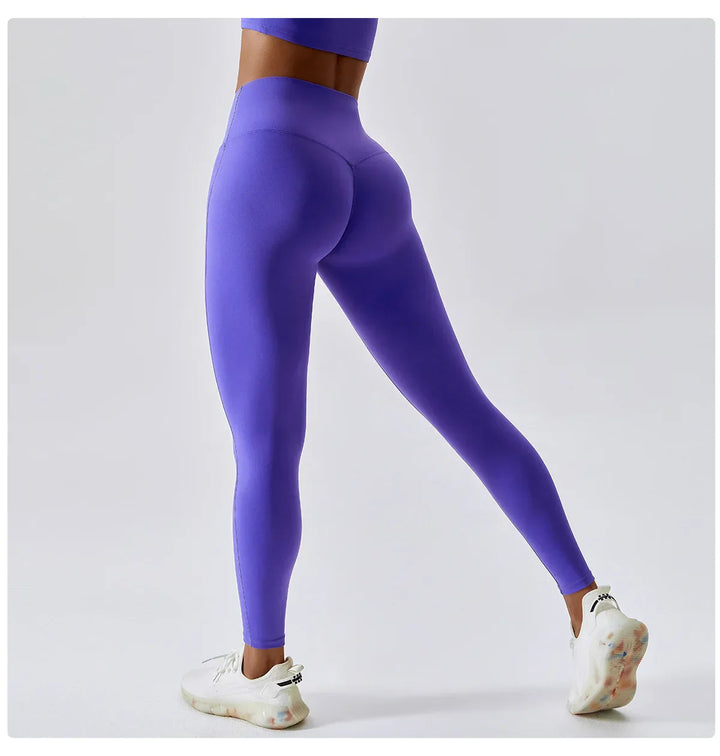 Mirla | Andningsbara Push-Up Yoga Leggings med Peach Lift-Eva Jonsson