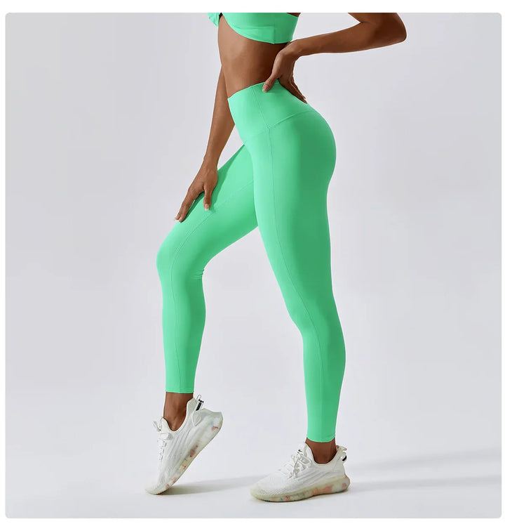 Mirla | Andningsbara Push-Up Yoga Leggings med Peach Lift-Eva Jonsson